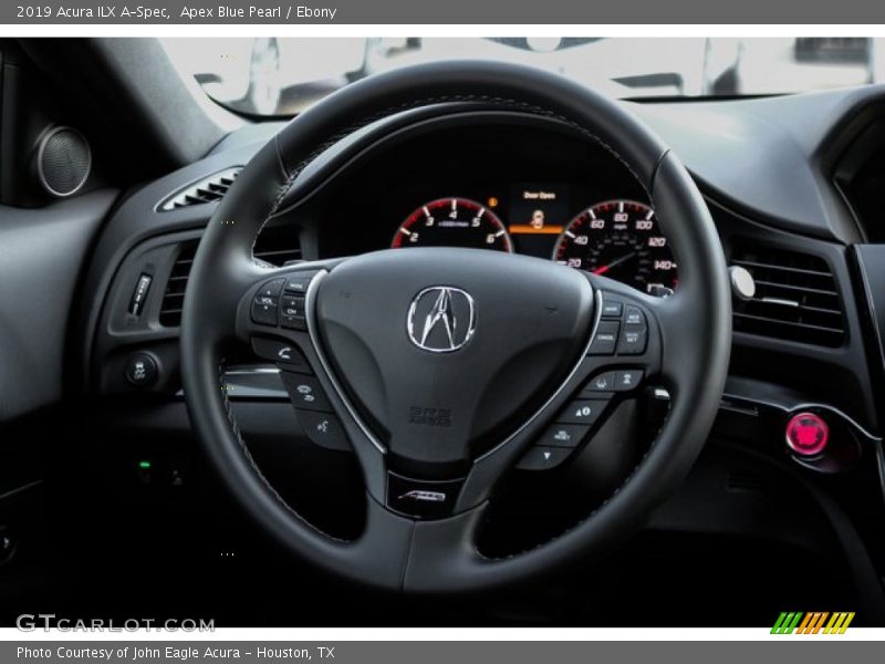 Apex Blue Pearl / Ebony 2019 Acura ILX A-Spec