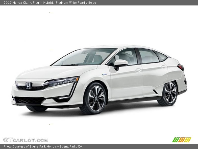 Platinum White Pearl / Beige 2019 Honda Clarity Plug In Hybrid