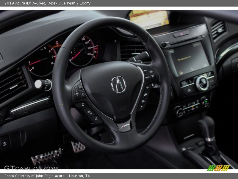 Apex Blue Pearl / Ebony 2019 Acura ILX A-Spec