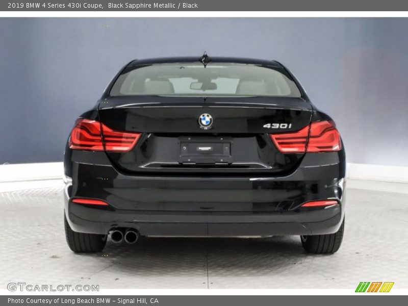 Black Sapphire Metallic / Black 2019 BMW 4 Series 430i Coupe