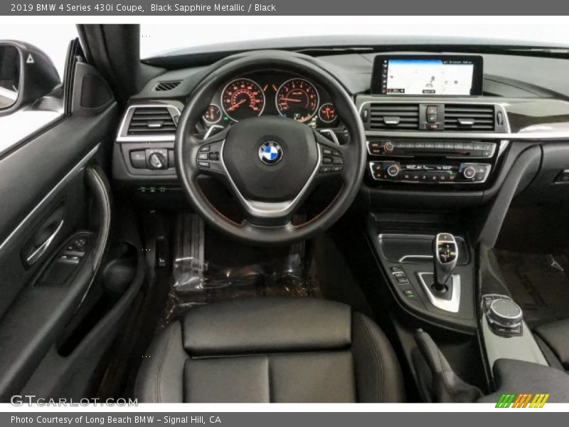 Black Sapphire Metallic / Black 2019 BMW 4 Series 430i Coupe