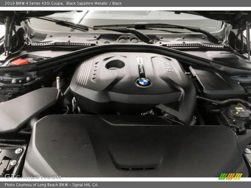 Black Sapphire Metallic / Black 2019 BMW 4 Series 430i Coupe