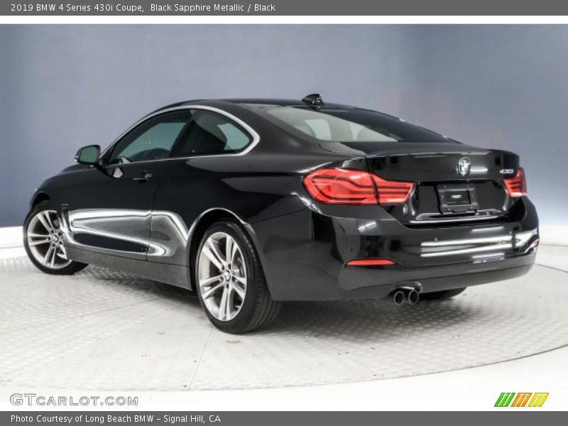 Black Sapphire Metallic / Black 2019 BMW 4 Series 430i Coupe