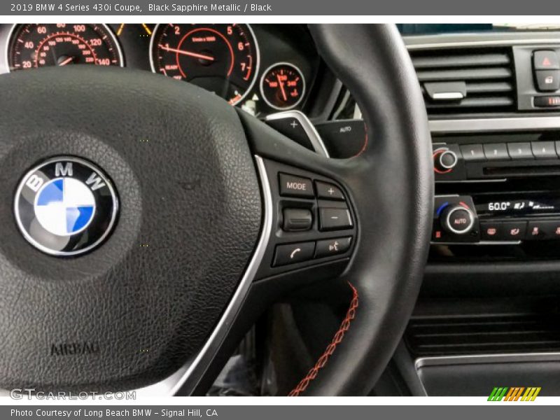 Black Sapphire Metallic / Black 2019 BMW 4 Series 430i Coupe