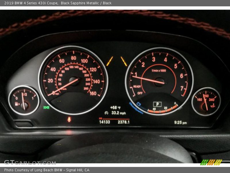 Black Sapphire Metallic / Black 2019 BMW 4 Series 430i Coupe