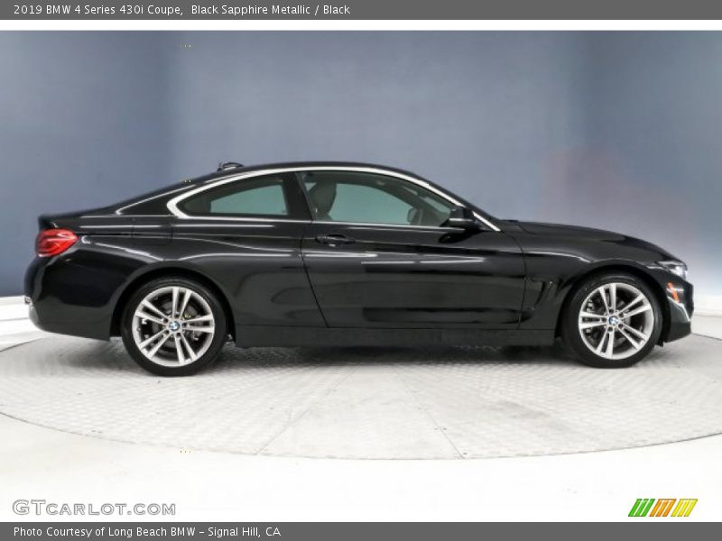 Black Sapphire Metallic / Black 2019 BMW 4 Series 430i Coupe