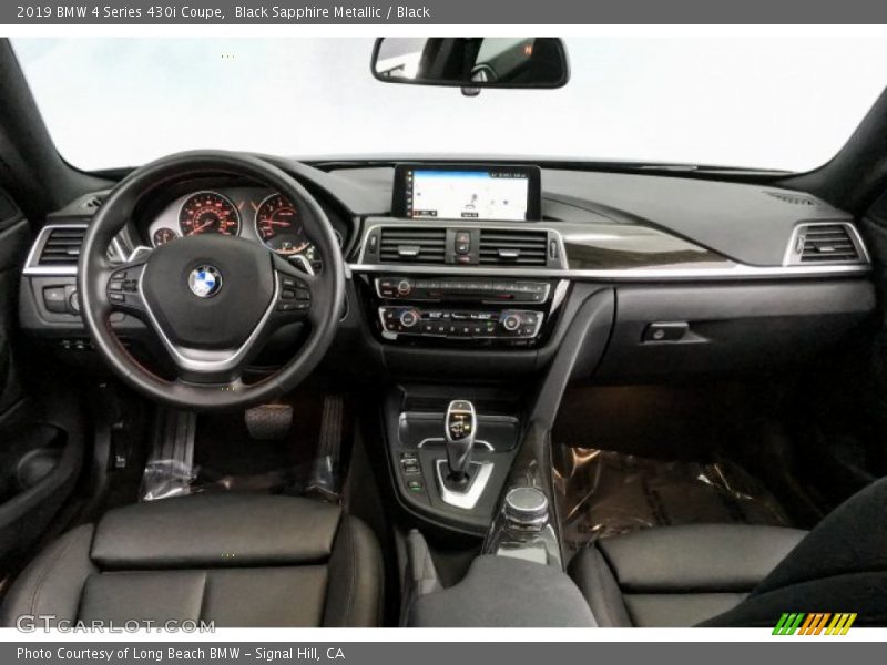 Black Sapphire Metallic / Black 2019 BMW 4 Series 430i Coupe