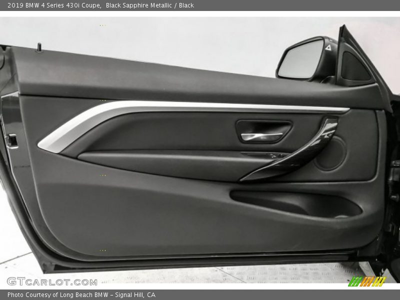 Black Sapphire Metallic / Black 2019 BMW 4 Series 430i Coupe