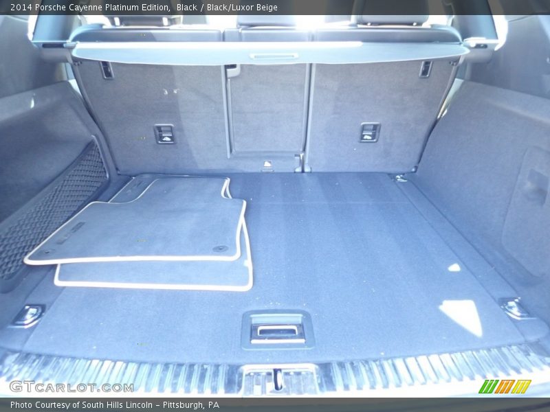Black / Black/Luxor Beige 2014 Porsche Cayenne Platinum Edition