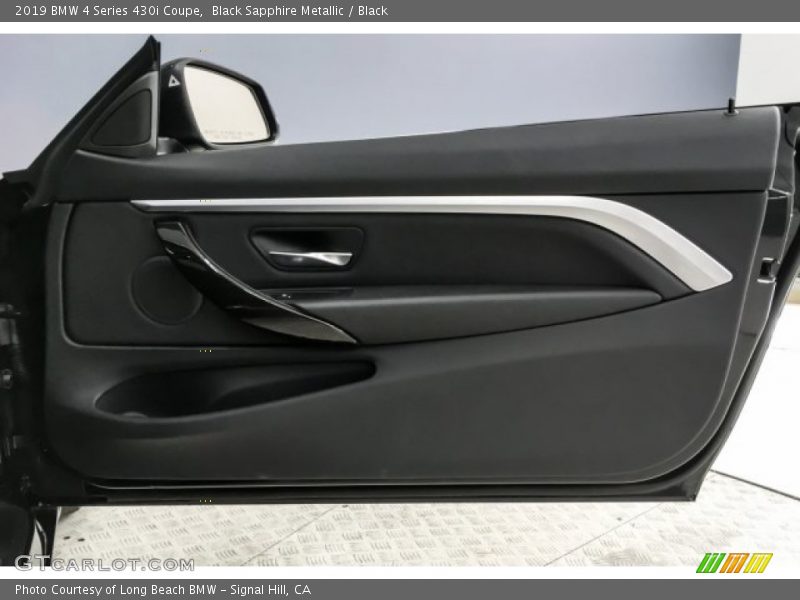 Black Sapphire Metallic / Black 2019 BMW 4 Series 430i Coupe