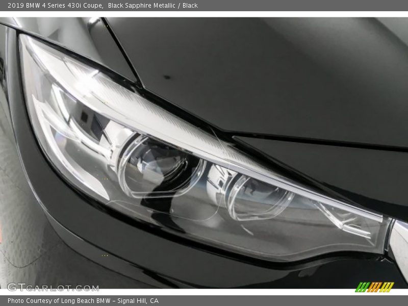 Black Sapphire Metallic / Black 2019 BMW 4 Series 430i Coupe