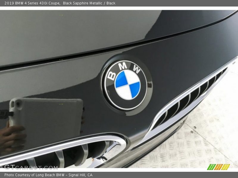 Black Sapphire Metallic / Black 2019 BMW 4 Series 430i Coupe