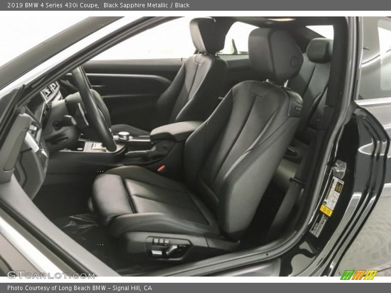 Black Sapphire Metallic / Black 2019 BMW 4 Series 430i Coupe