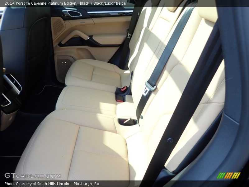Black / Black/Luxor Beige 2014 Porsche Cayenne Platinum Edition