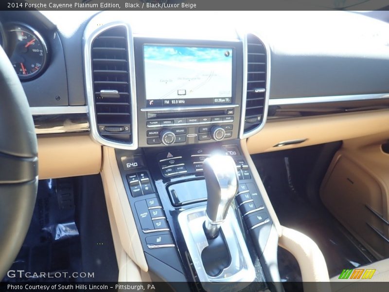Black / Black/Luxor Beige 2014 Porsche Cayenne Platinum Edition