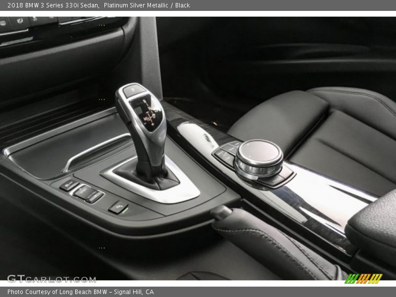 Platinum Silver Metallic / Black 2018 BMW 3 Series 330i Sedan