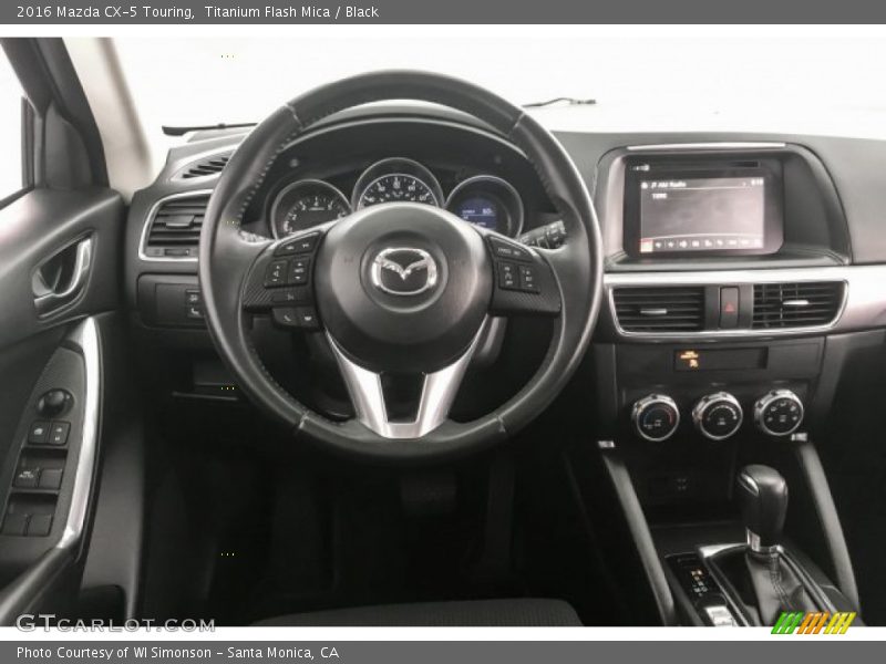 Titanium Flash Mica / Black 2016 Mazda CX-5 Touring