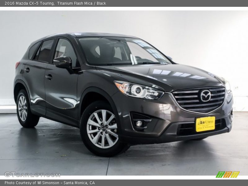 Titanium Flash Mica / Black 2016 Mazda CX-5 Touring