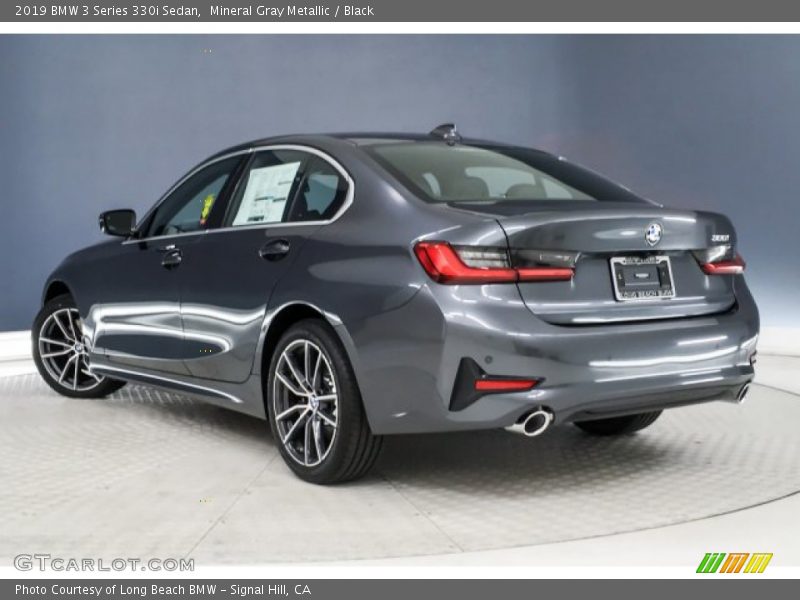 Mineral Gray Metallic / Black 2019 BMW 3 Series 330i Sedan