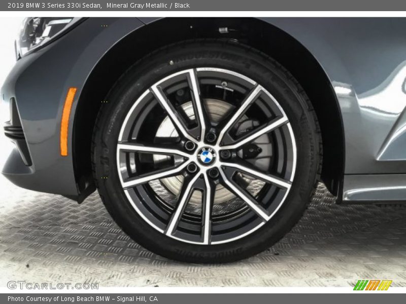 Mineral Gray Metallic / Black 2019 BMW 3 Series 330i Sedan