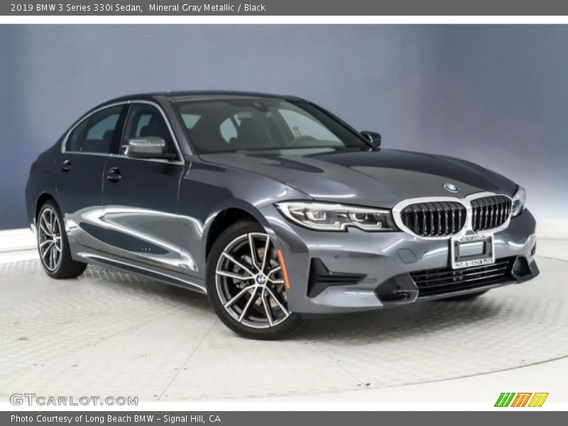 Mineral Gray Metallic / Black 2019 BMW 3 Series 330i Sedan