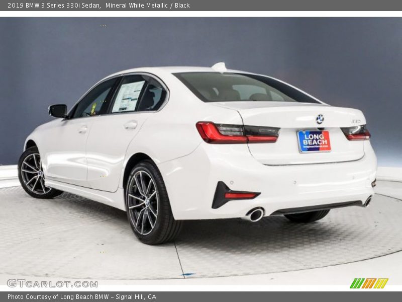 Mineral White Metallic / Black 2019 BMW 3 Series 330i Sedan