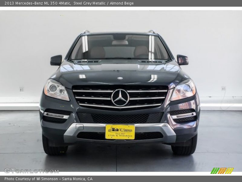 Steel Grey Metallic / Almond Beige 2013 Mercedes-Benz ML 350 4Matic