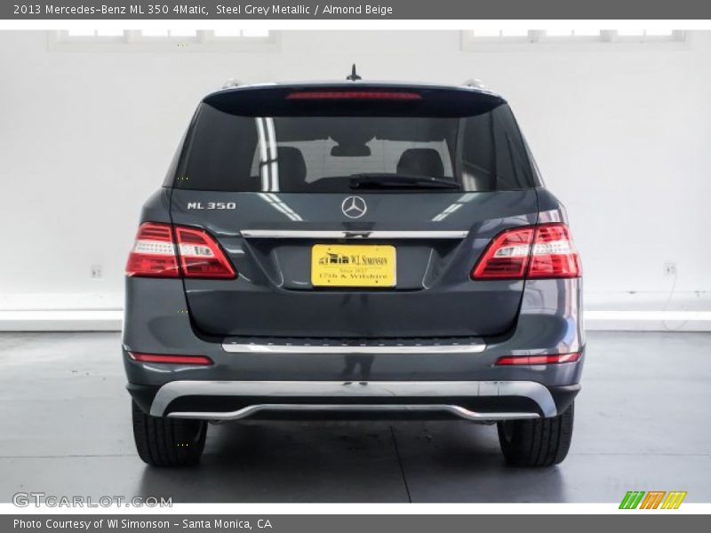Steel Grey Metallic / Almond Beige 2013 Mercedes-Benz ML 350 4Matic