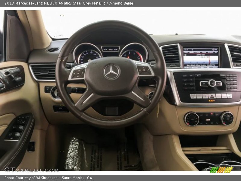 Steel Grey Metallic / Almond Beige 2013 Mercedes-Benz ML 350 4Matic