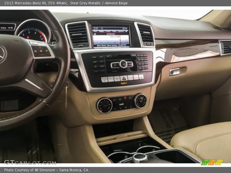 Steel Grey Metallic / Almond Beige 2013 Mercedes-Benz ML 350 4Matic