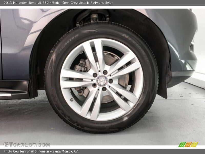 Steel Grey Metallic / Almond Beige 2013 Mercedes-Benz ML 350 4Matic