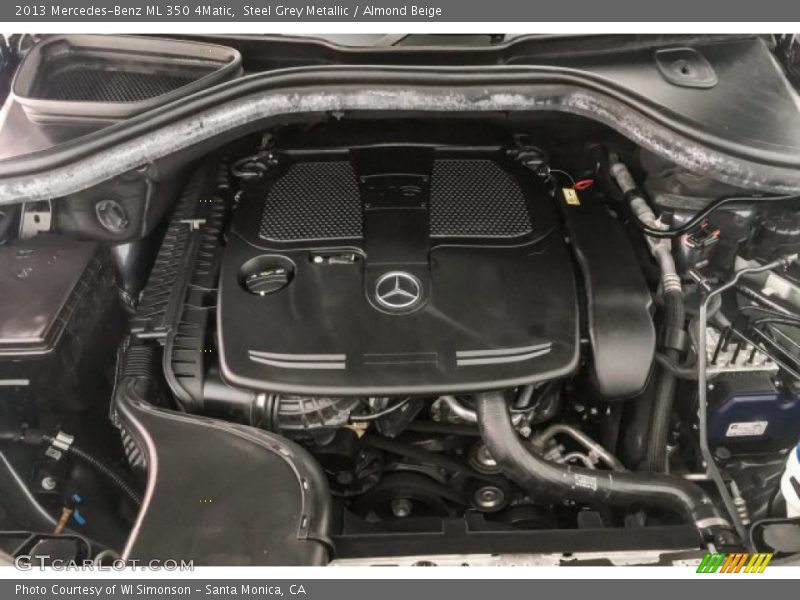 Steel Grey Metallic / Almond Beige 2013 Mercedes-Benz ML 350 4Matic