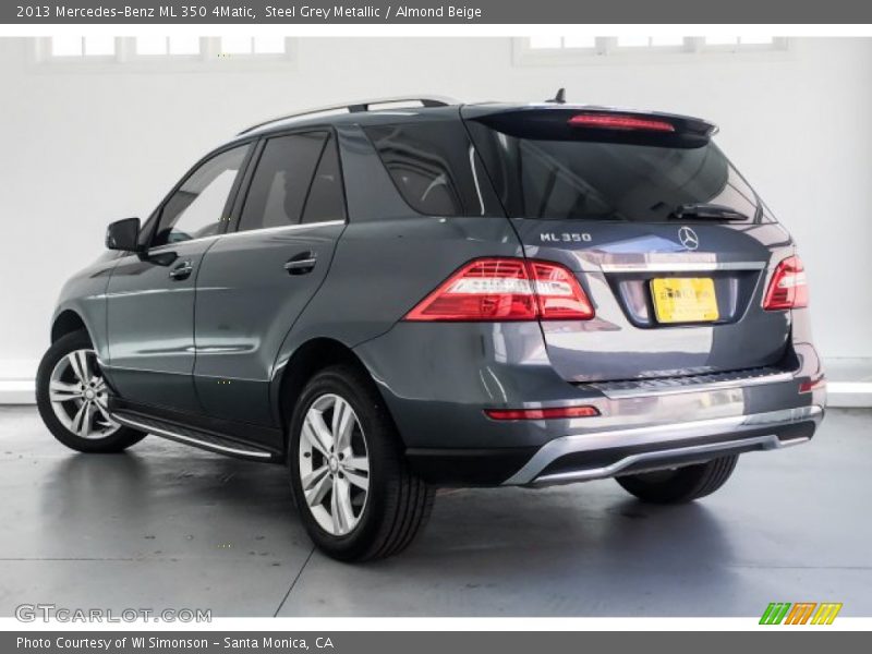Steel Grey Metallic / Almond Beige 2013 Mercedes-Benz ML 350 4Matic