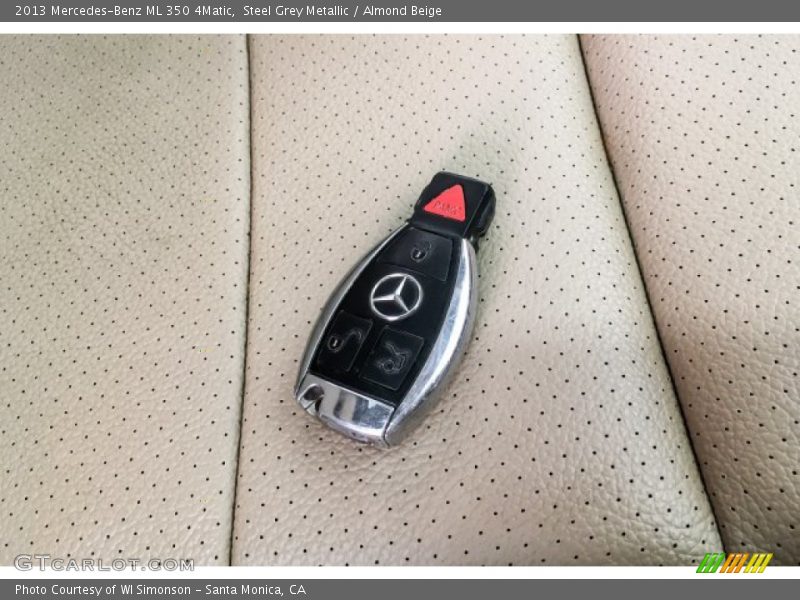 Steel Grey Metallic / Almond Beige 2013 Mercedes-Benz ML 350 4Matic