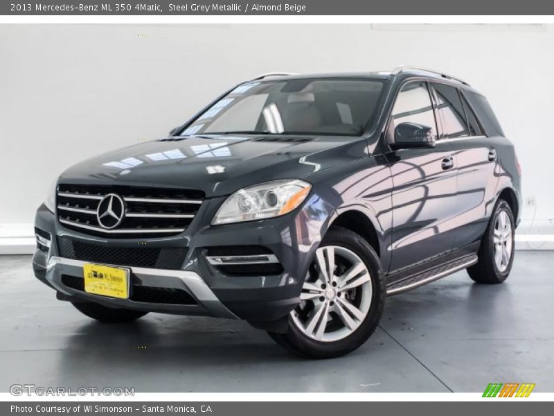 Steel Grey Metallic / Almond Beige 2013 Mercedes-Benz ML 350 4Matic