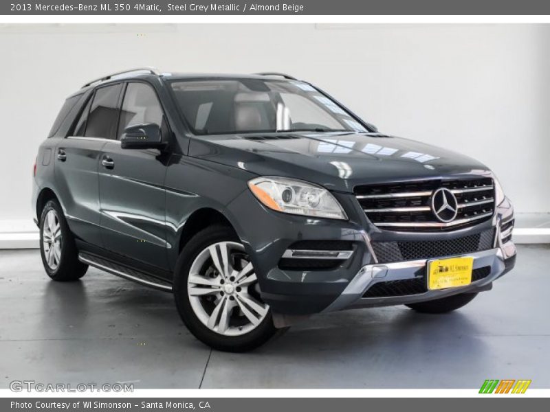 Steel Grey Metallic / Almond Beige 2013 Mercedes-Benz ML 350 4Matic