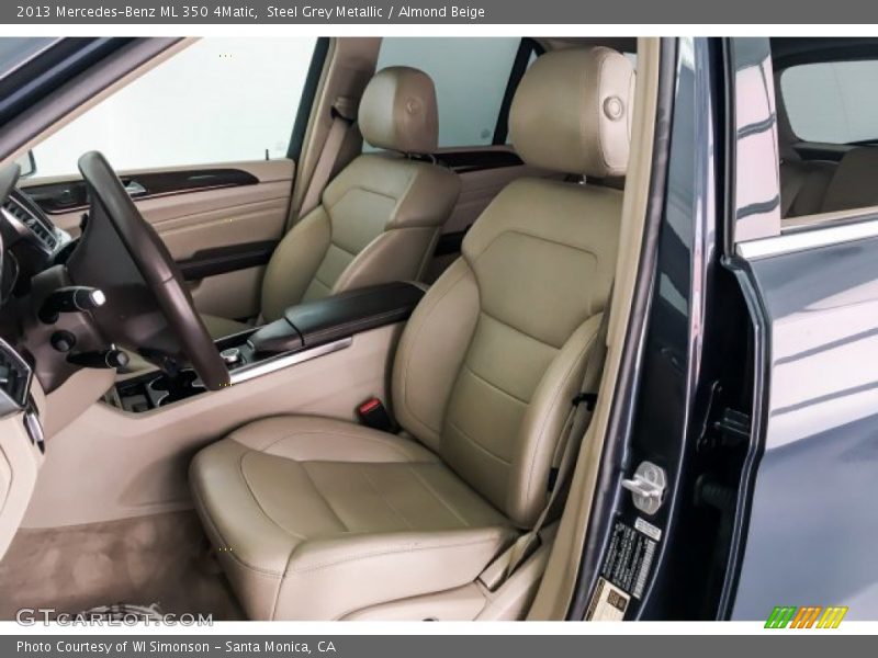 Steel Grey Metallic / Almond Beige 2013 Mercedes-Benz ML 350 4Matic