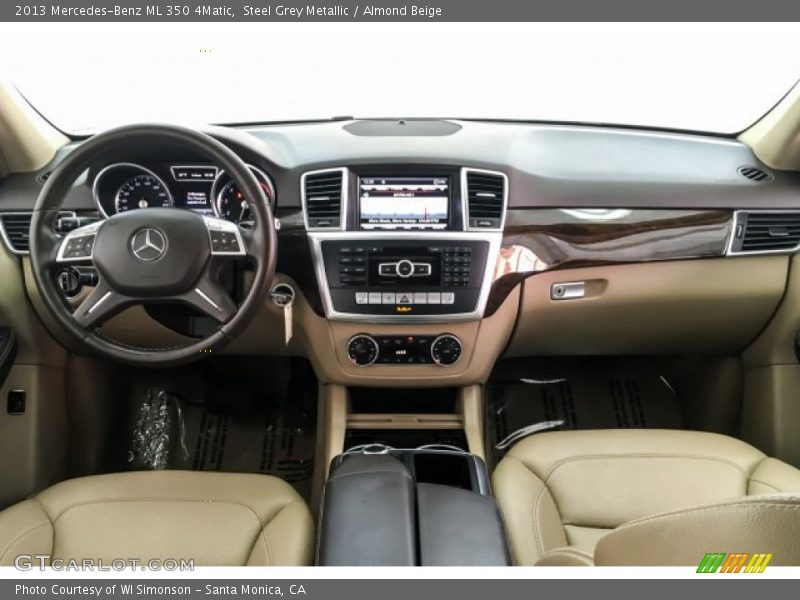 Steel Grey Metallic / Almond Beige 2013 Mercedes-Benz ML 350 4Matic