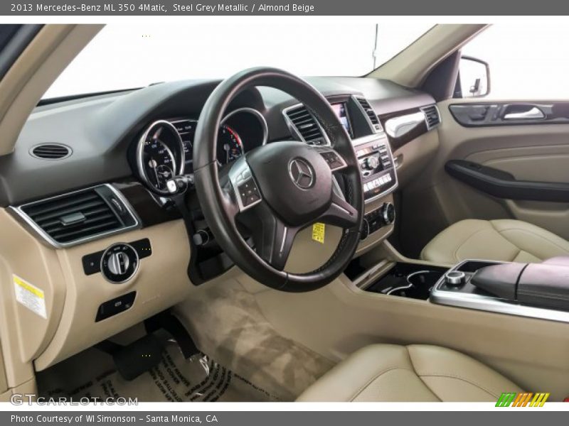 Steel Grey Metallic / Almond Beige 2013 Mercedes-Benz ML 350 4Matic