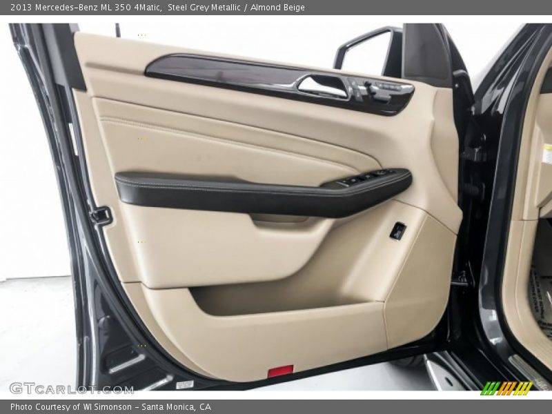 Steel Grey Metallic / Almond Beige 2013 Mercedes-Benz ML 350 4Matic