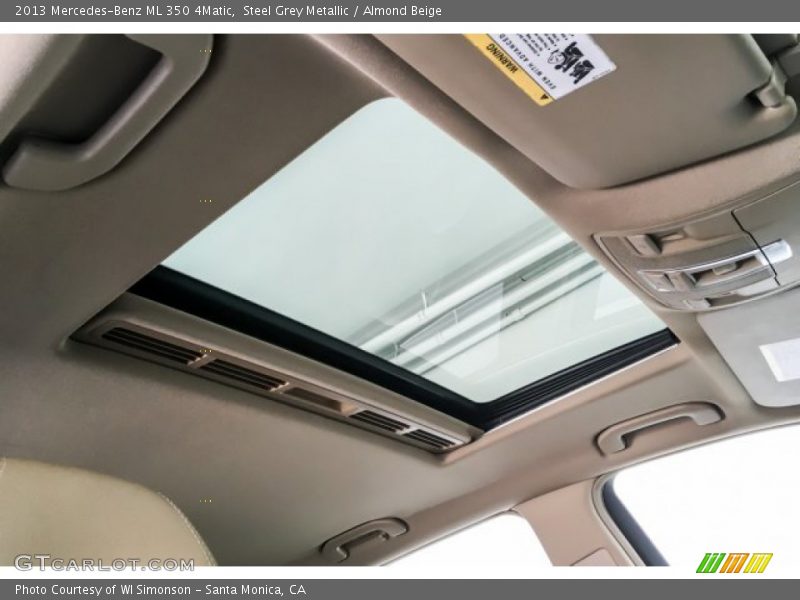 Steel Grey Metallic / Almond Beige 2013 Mercedes-Benz ML 350 4Matic