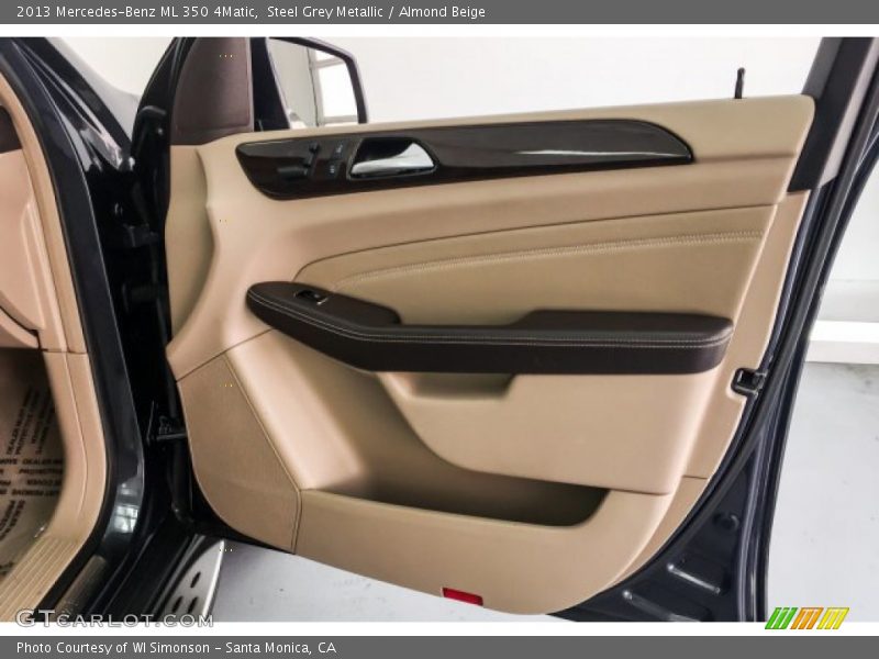 Steel Grey Metallic / Almond Beige 2013 Mercedes-Benz ML 350 4Matic