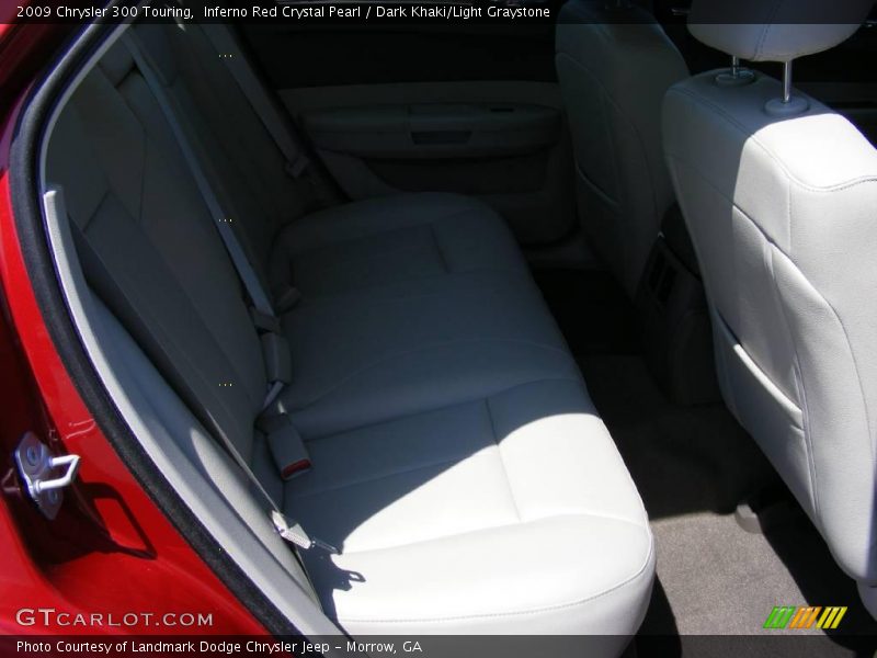Inferno Red Crystal Pearl / Dark Khaki/Light Graystone 2009 Chrysler 300 Touring