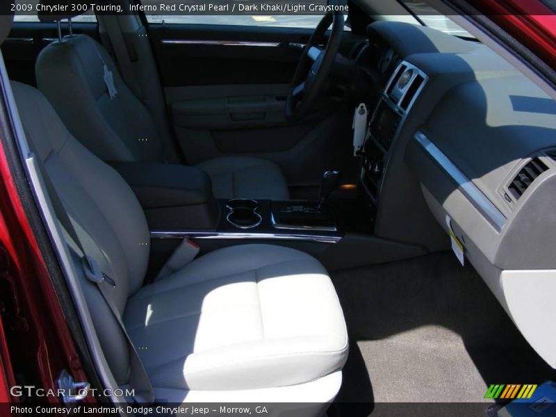 Inferno Red Crystal Pearl / Dark Khaki/Light Graystone 2009 Chrysler 300 Touring