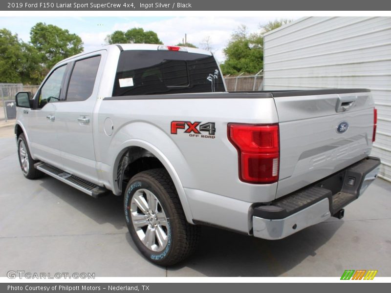 Ingot Silver / Black 2019 Ford F150 Lariat Sport SuperCrew 4x4