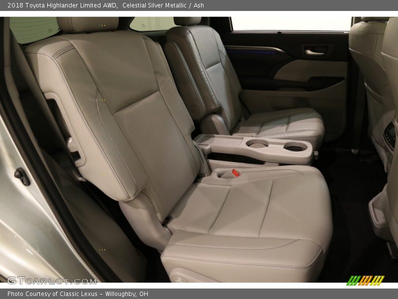 Celestial Silver Metallic / Ash 2018 Toyota Highlander Limited AWD
