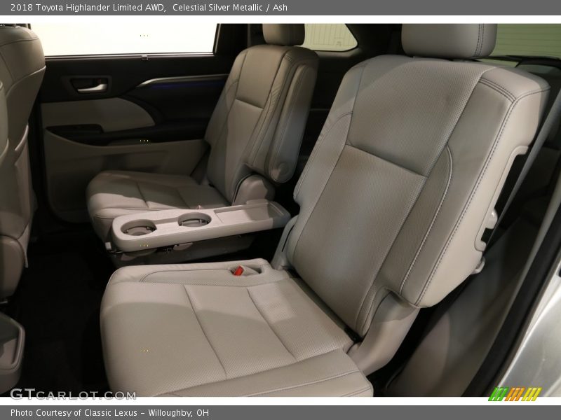 Celestial Silver Metallic / Ash 2018 Toyota Highlander Limited AWD