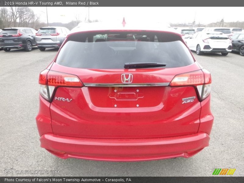 Milano Red / Black 2019 Honda HR-V Touring AWD