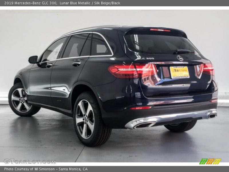 Lunar Blue Metallic / Silk Beige/Black 2019 Mercedes-Benz GLC 300
