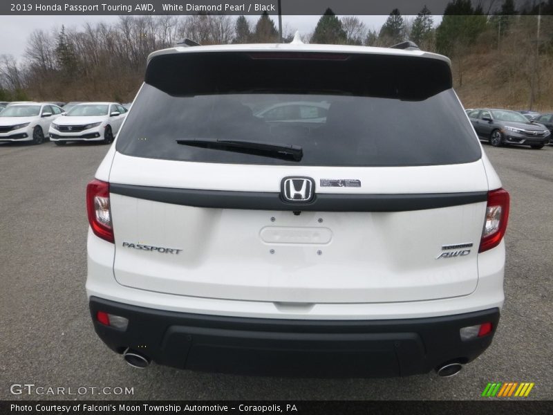 White Diamond Pearl / Black 2019 Honda Passport Touring AWD